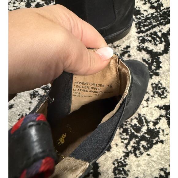 Polo Ralph Lauren Leather Newent Chelsea Boots Men's Size 7 - Picture 3 of 8